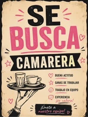Se buscan camareras