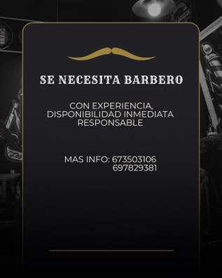 Busco barbero