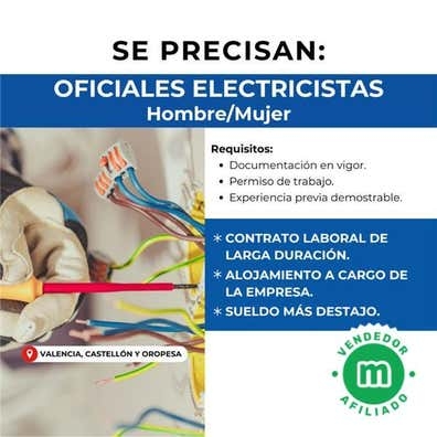 ELECTRICISTA OFICIALES 1º/2º