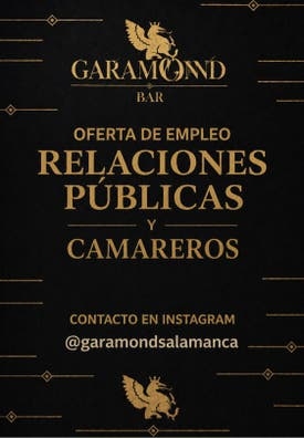 Se buscan camarer@s y relaciones publica