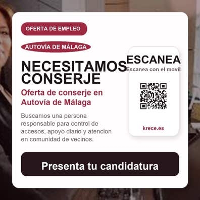 Buscamos conserje para comunidad de vec