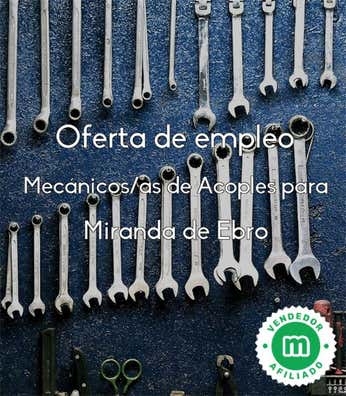Mecánico/a en Miranda de Duero