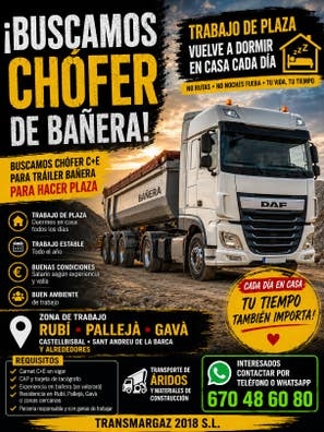 CHOFER PLAZA C+E