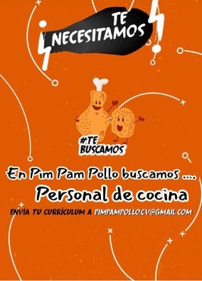 Personal de refuerzo para cocina