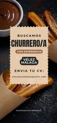 BUSCAMOS CHURRERO/A