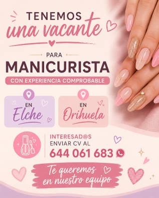 manicurista con experiencia