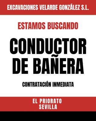 Conductor bañera