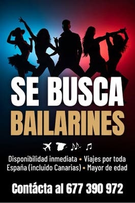 Oferta trabajo Bailarin