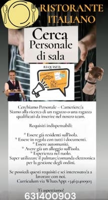 Cercasi personale di sala