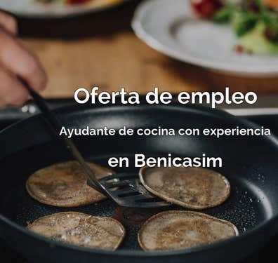 AYUDANTE DE COCINA EN BENICASM