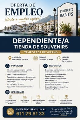 Oferta empleo temporada de verano