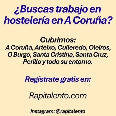 Empleo en el sector de Hostelería