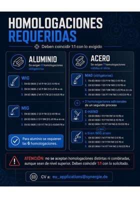 Soldador MIG-MAG y Tig para Alemania
