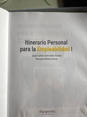 itinerario personal para la empleabilida
