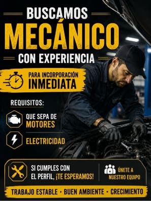 Mecanico de motos con experiencia