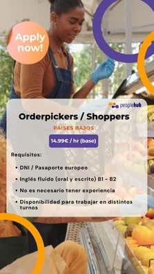 Trabajo en Holanda — Order Picker