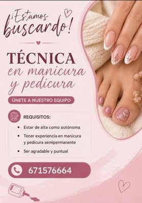 Técnico en pedicura y manicura