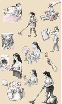 Empleada del hogar o limpiadora