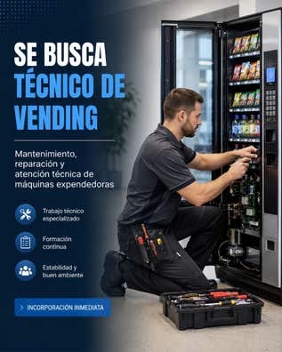 TÉCNICO MÁQUINAS EXPENDEDORAS - VENDING