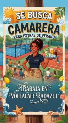 se busca camarera