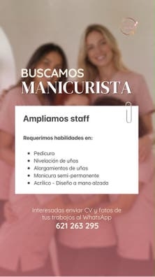 Se busca Manicurista