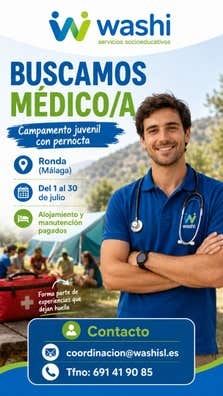 Médico/ sociosanitario en campamento