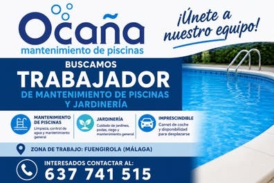 Mantenimiento de piscinas
