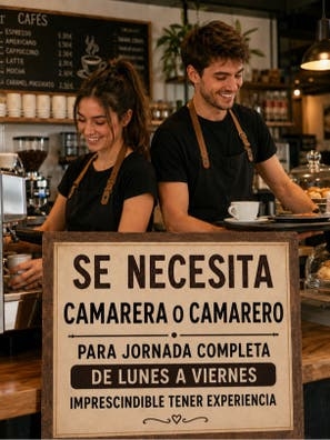 Camarea/o 40h lunes a viernes