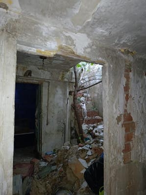 Escombros vaciar