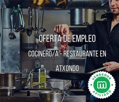 COCINERO/A EN ATXONDO