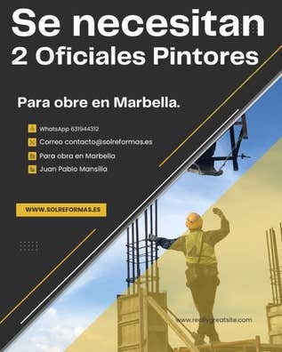 Se necesitan Pintores