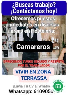 CAMARERO/A (TERRASSA)