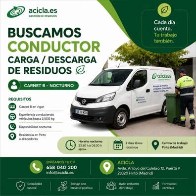 Conductor B Nocturno Carga/Descarga