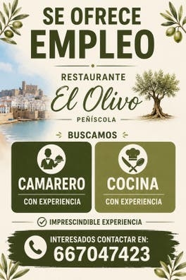 se precisa personal hosteleria