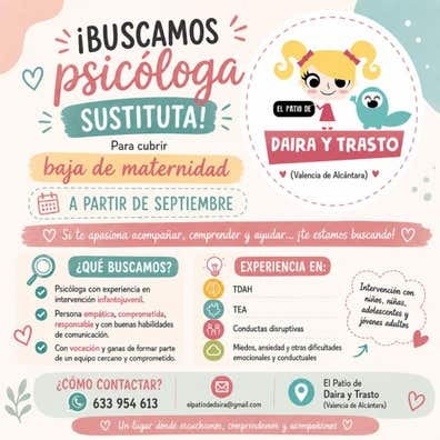 Psicóloga en Valencia de Alcántara