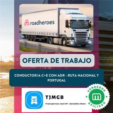 Conductor/a C+E con ADR - Ruta nacional