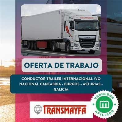 CONDUCTOR TRAILER INTERNACIONAL Y/O NAC