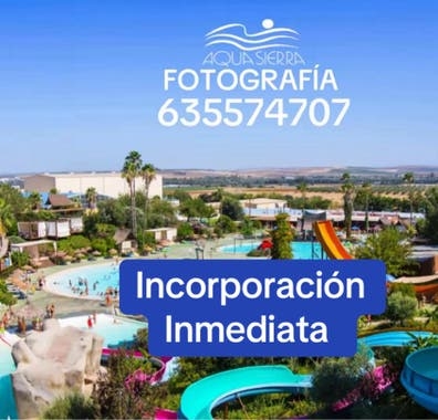 FOTOGRAFO/A PARQUE AQUATICO