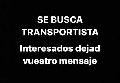 SE BUSCA TRANSPORTISTA (lunes a viernes)