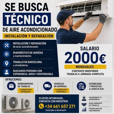 Técnico de aire acondicionado