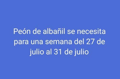 Ayudante para reforma