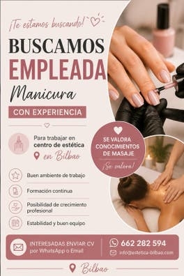 Buscamos manicurista