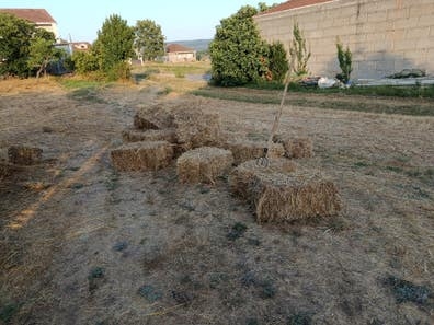 Pacas/alpacas de herba e palla