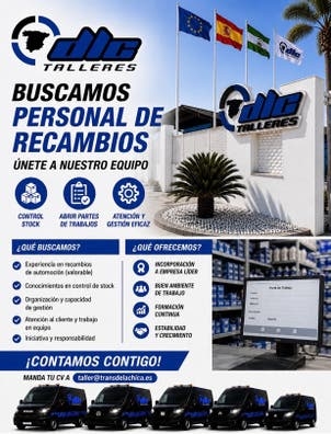 Personal recambios  MENGIBAR