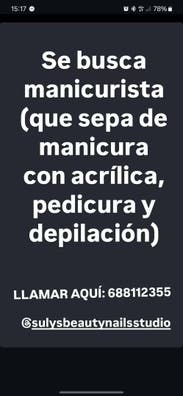 Se busca técnico de uñas