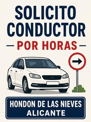 Conductor por horas