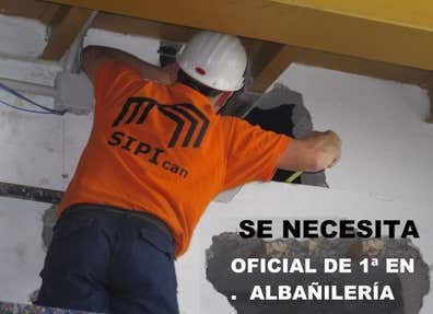 OFICIALES DE 1ª EN ALBAÑILERIA