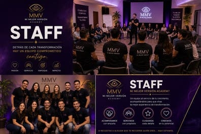 STAFF PARA EVENTOS Y TALLERES