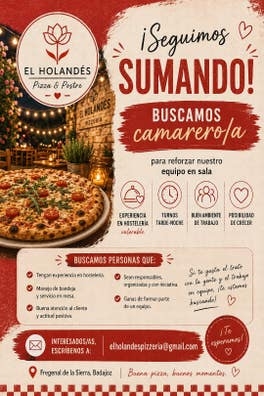 se busca a Camarero/a