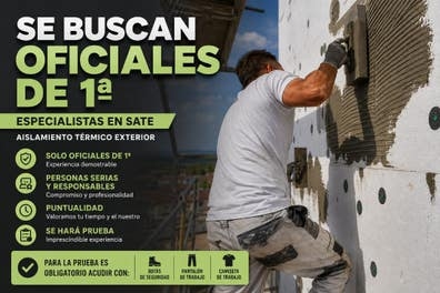 SE BUSCAN 2 OFICIALES DE 1ª SATE